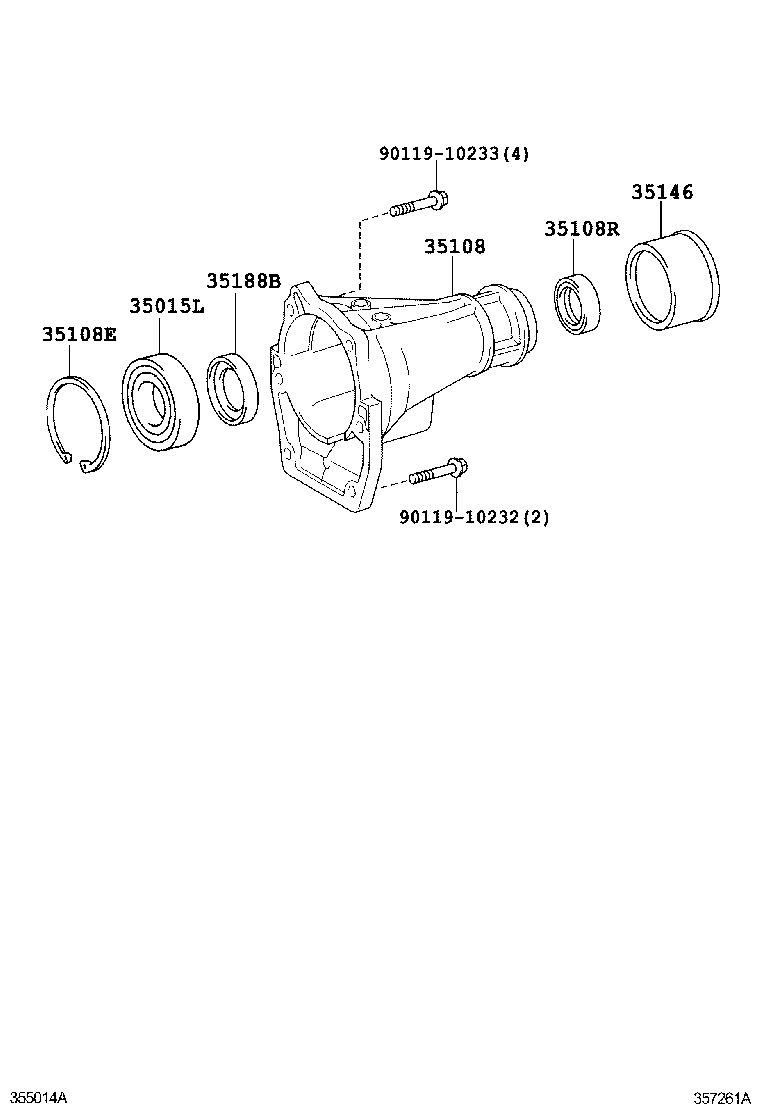  IS250C 300C |  EXTENSION HOUSING ATM