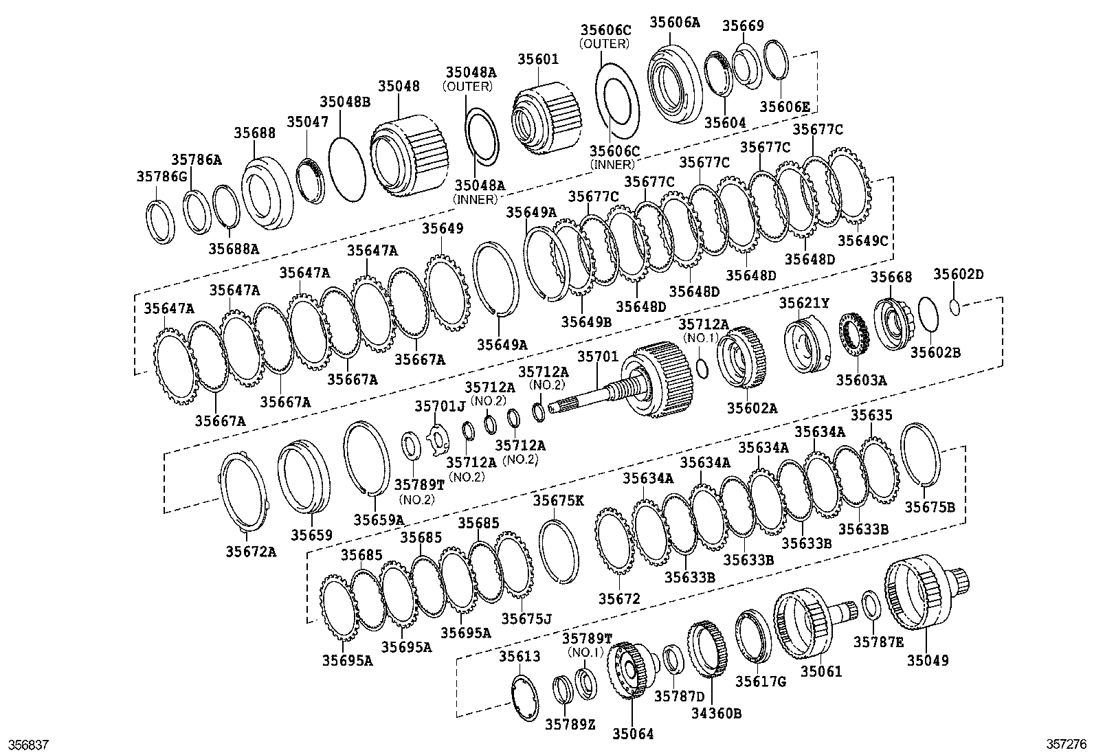  IS250C 300C |  BRAKE BAND MULTIPLE DISC CLUTCH ATM