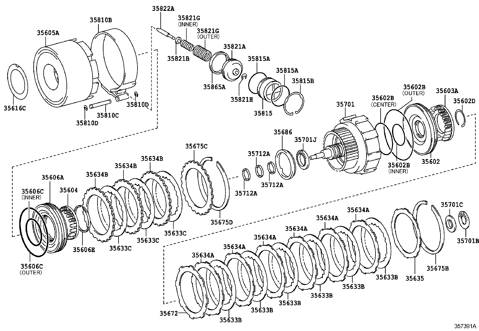  LAND CRUISER PRADO |  BRAKE BAND MULTIPLE DISC CLUTCH ATM