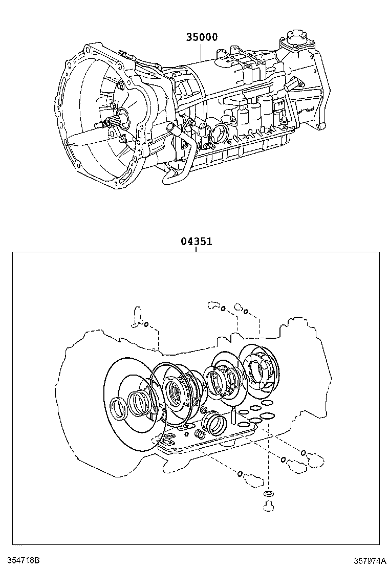 HILUX | TRANSAXLE OR TRANSMISSION ASSY GASKET KIT ATM