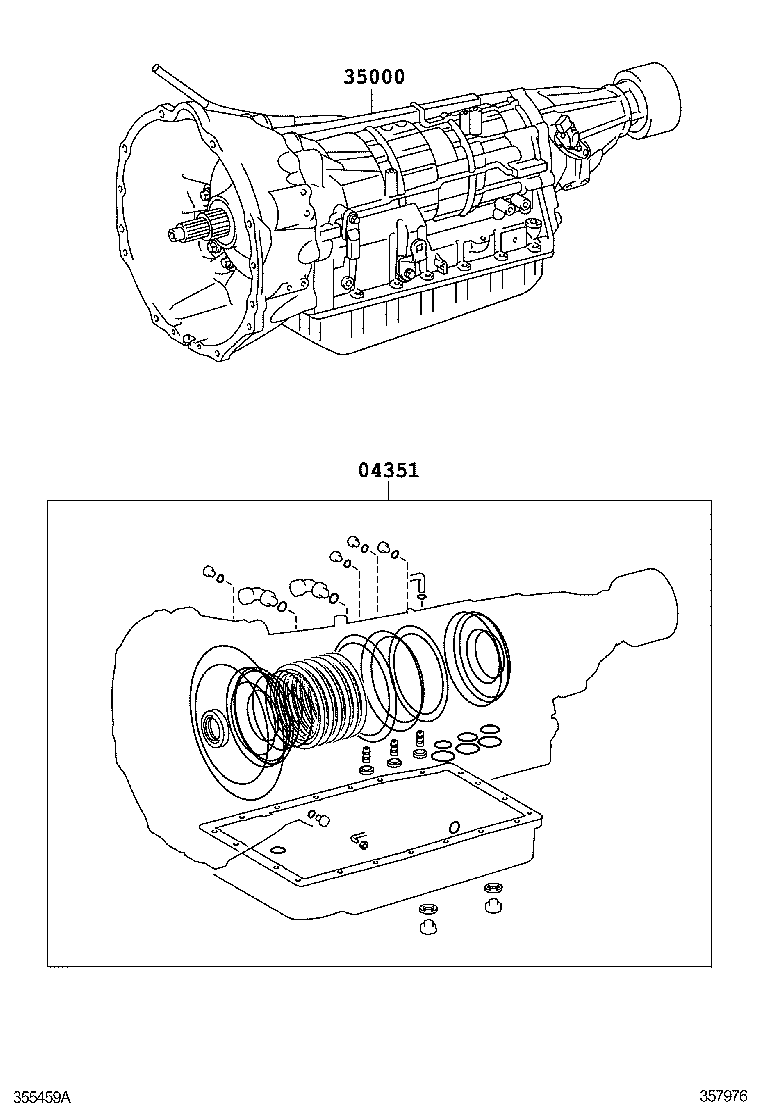  FORTUNER |  TRANSAXLE OR TRANSMISSION ASSY GASKET KIT ATM