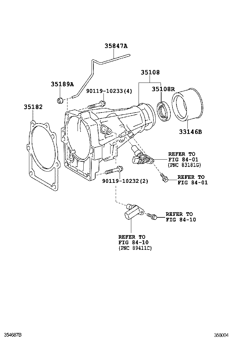  HILUX |  EXTENSION HOUSING ATM