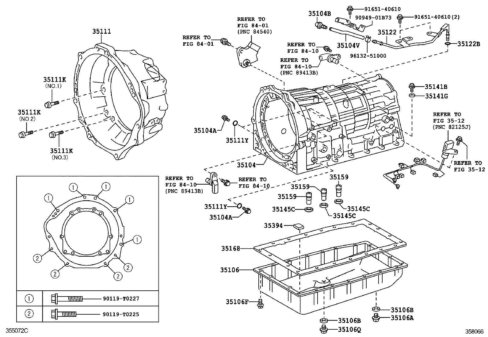  HILUX |  TRANSMISSION CASE OIL PAN ATM