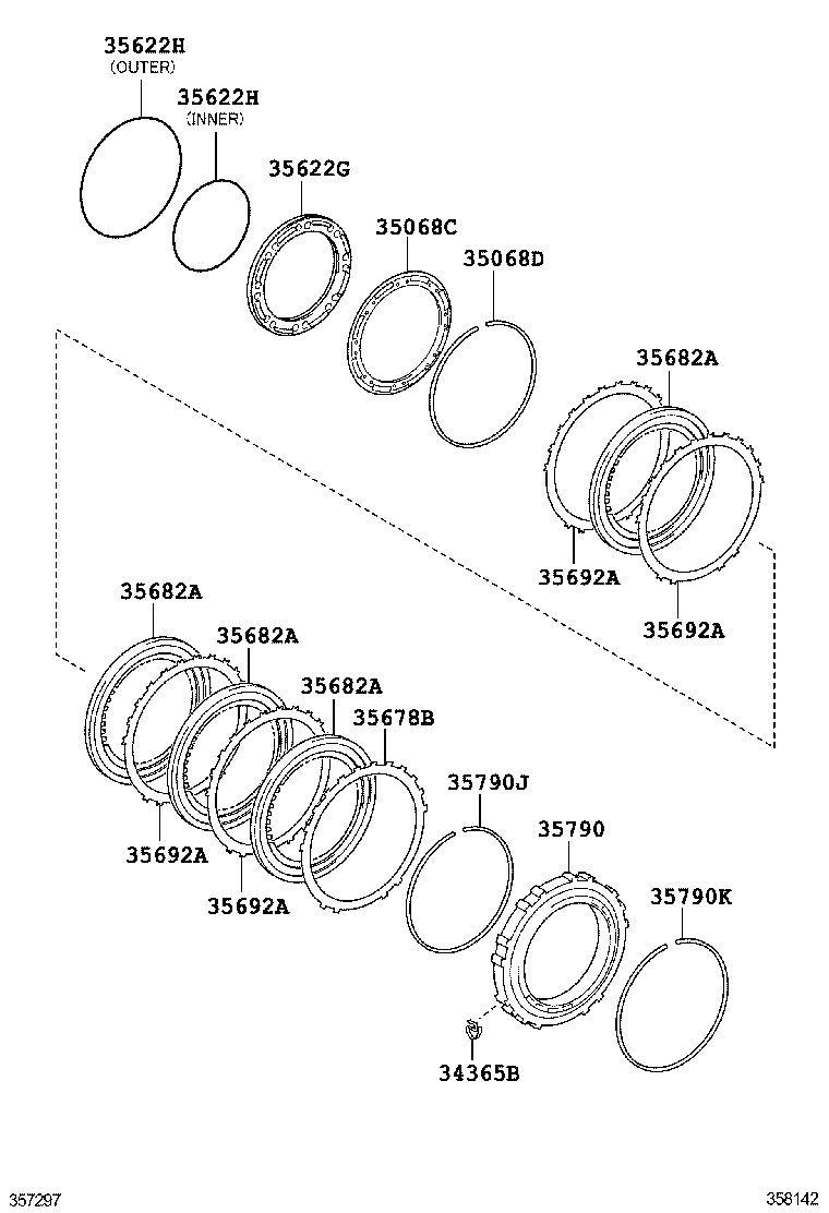 CAMRY HYBRID CHINA |  CENTER SUPPORT PLANETARY SUN GEAR ATM