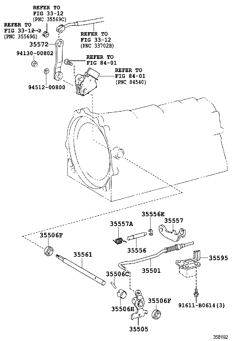  GS GS HYBRID |  THROTTLE LINK VALVE LEVER ATM