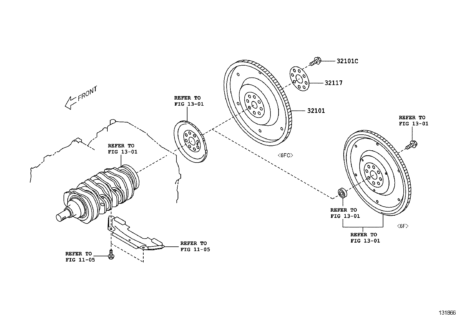  GT86 86 |  TORQUE CONVERTER FRONT OIL PUMP CHAIN ATM