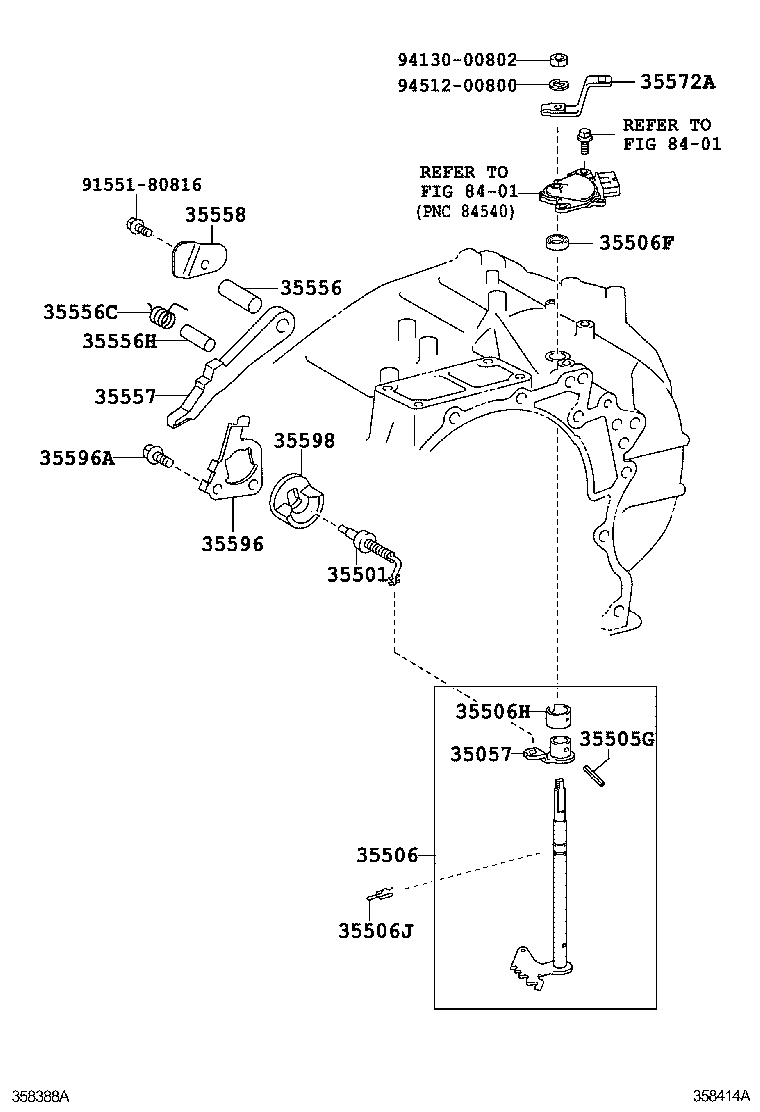  ES250 350 300H |  THROTTLE LINK VALVE LEVER ATM