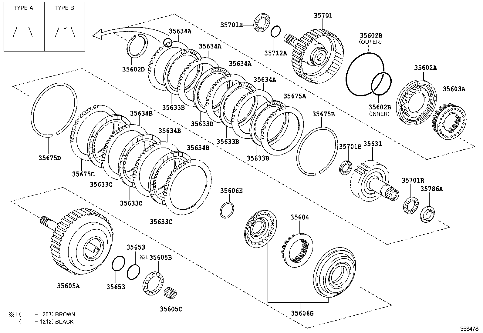  WISH |  BRAKE BAND MULTIPLE DISC CLUTCH ATM