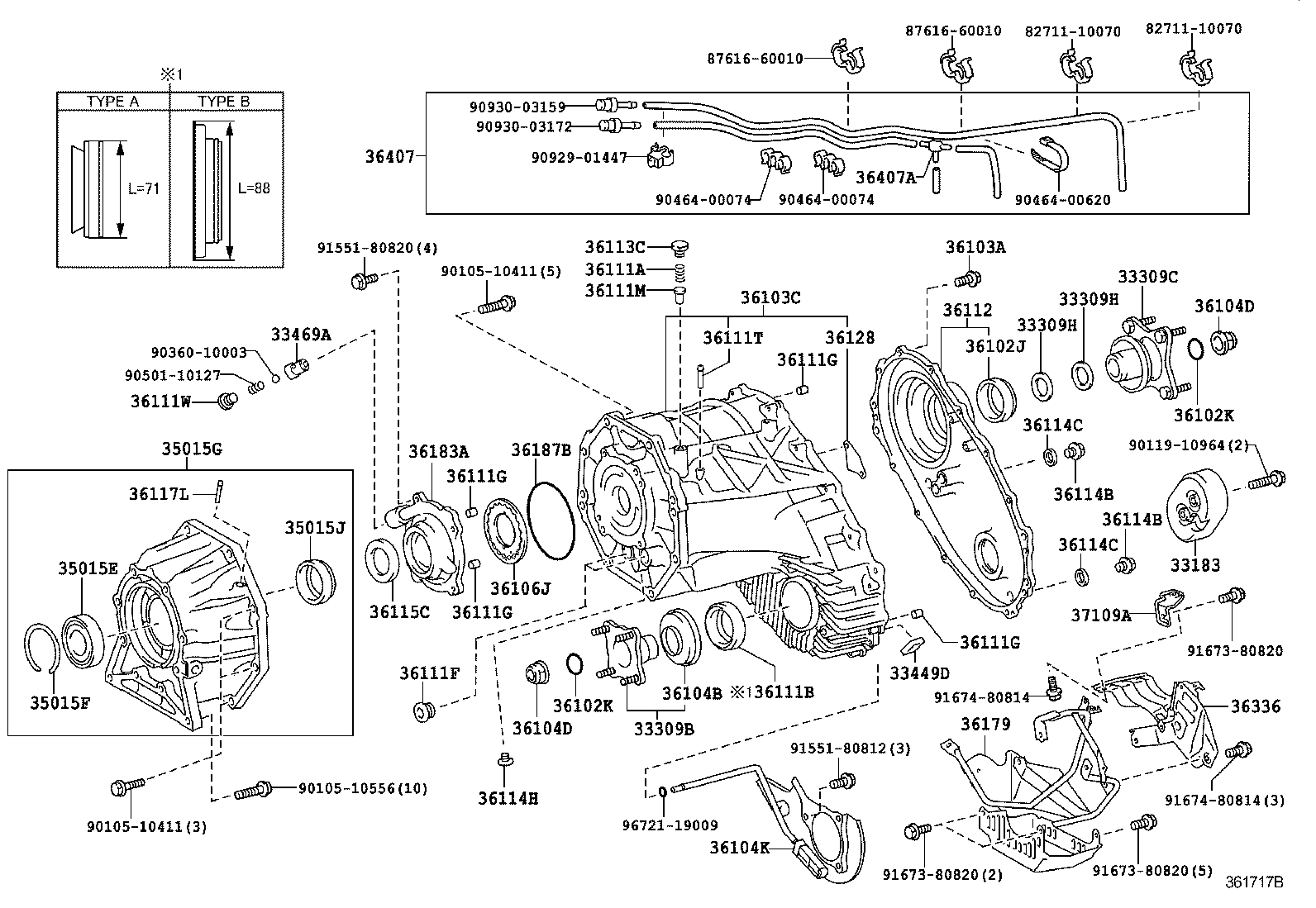  LAND CRUISER 200 |  TRANSFER CASE EXTENSION HOUSING