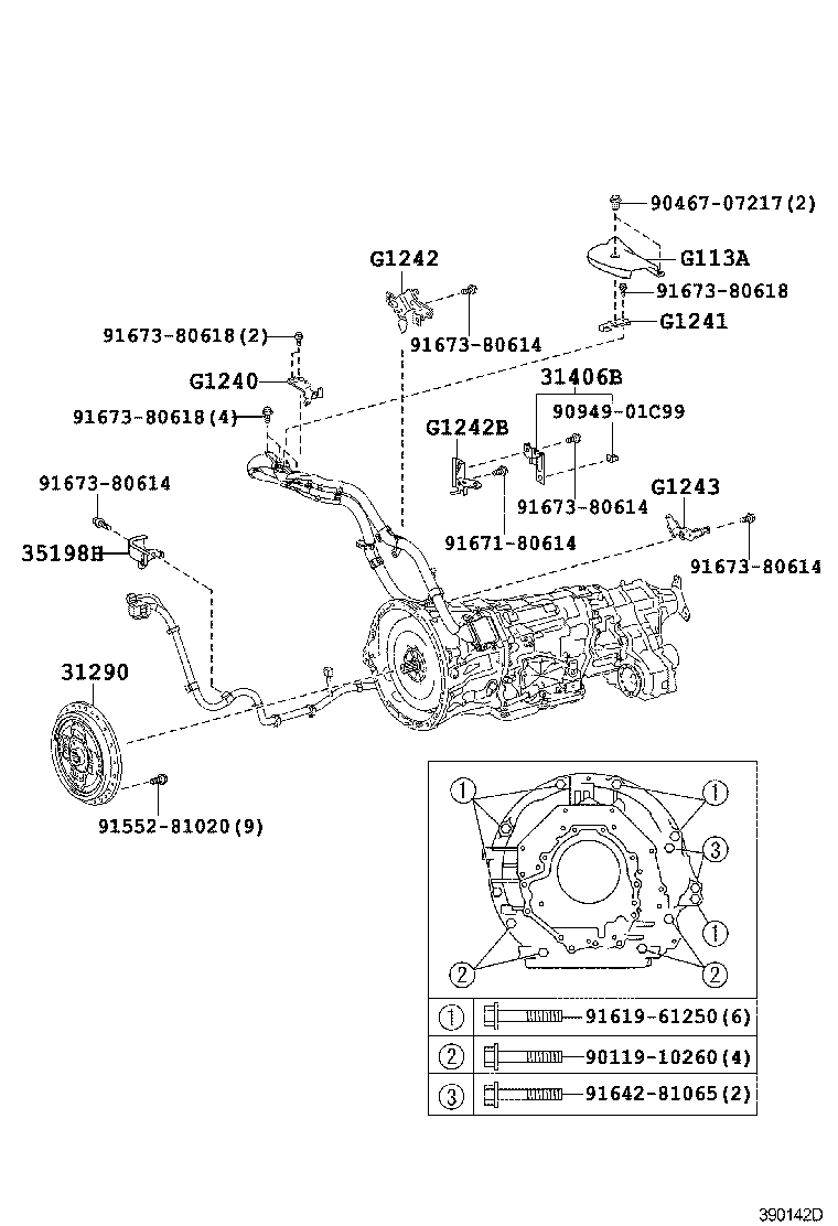  LS600H 600HL |  TRANSAXLE ASSY HYBRID VEHICLE