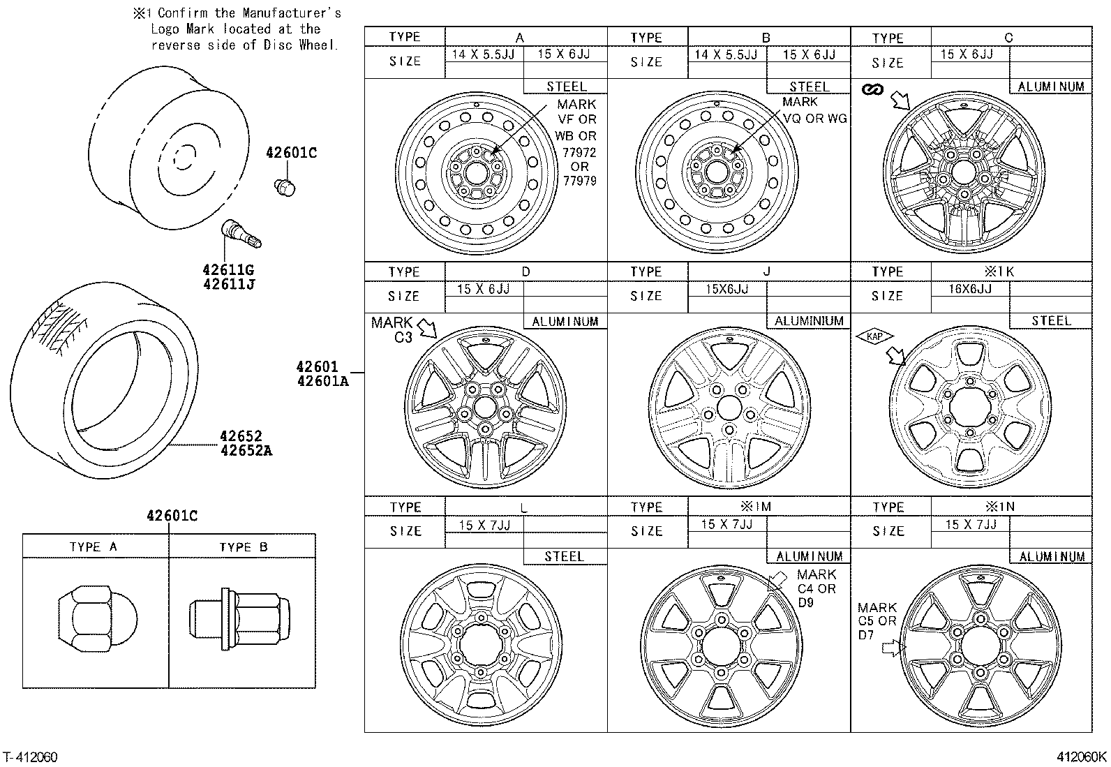  HILUX |  DISC WHEEL WHEEL CAP