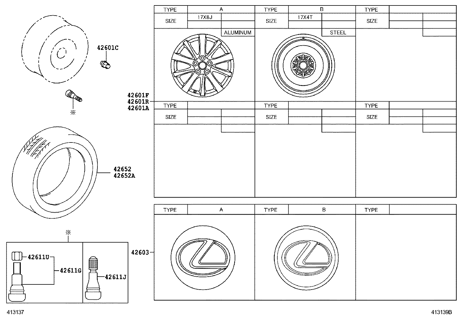  IS250C 300C |  DISC WHEEL WHEEL CAP