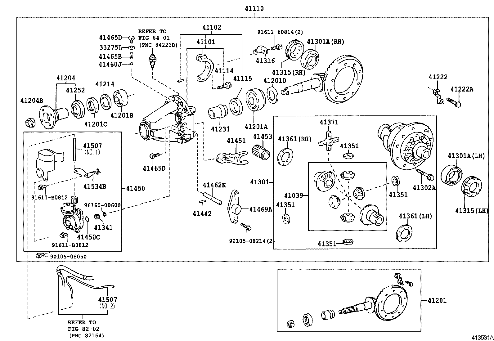  HILUX |  REAR AXLE HOUSING DIFFERENTIAL