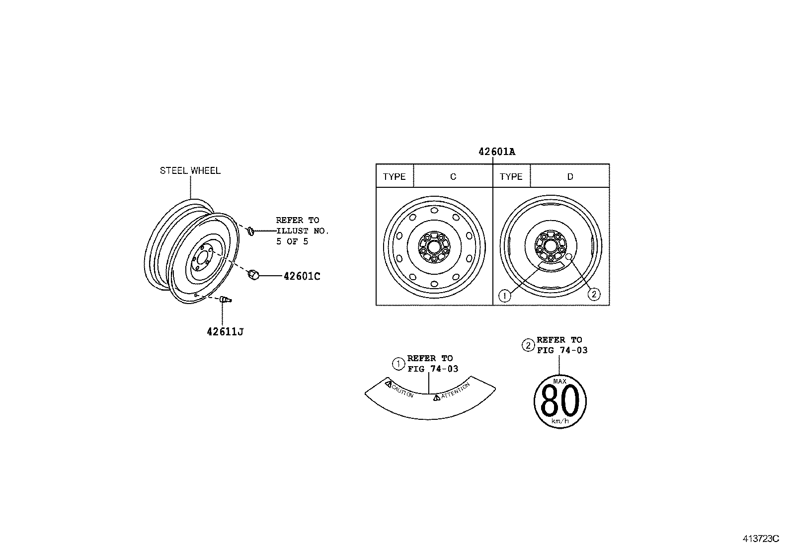 GT86 86 |  DISC WHEEL WHEEL CAP