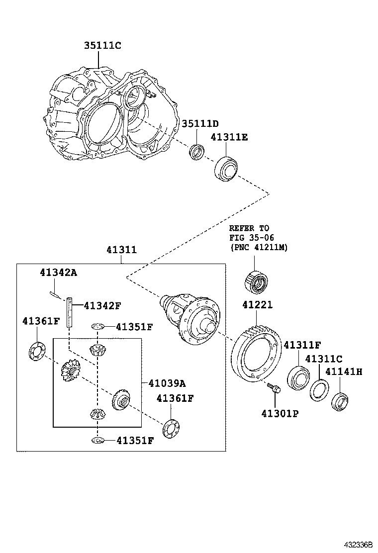  CAMRY HYBRID ASIA |  FRONT AXLE HOUSING DIFFERENTIAL