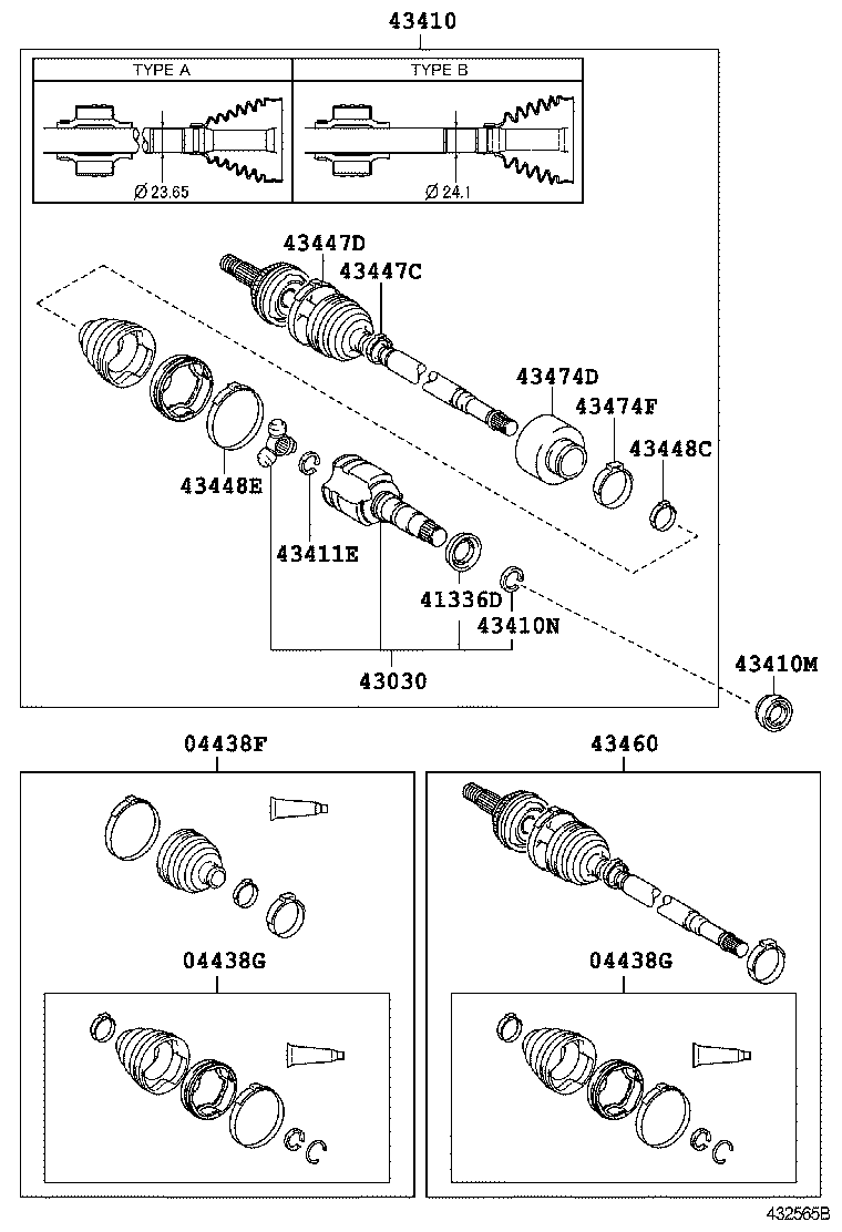  YARIS |  FRONT DRIVE SHAFT