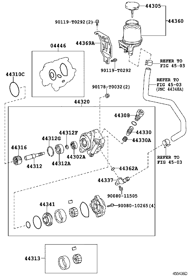  INNOVA KIJANG INNOVA |  VANE PUMP RESERVOIR POWER STEERING