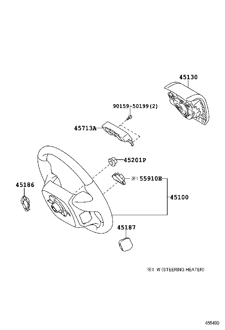  GX400 460 |  STEERING WHEEL