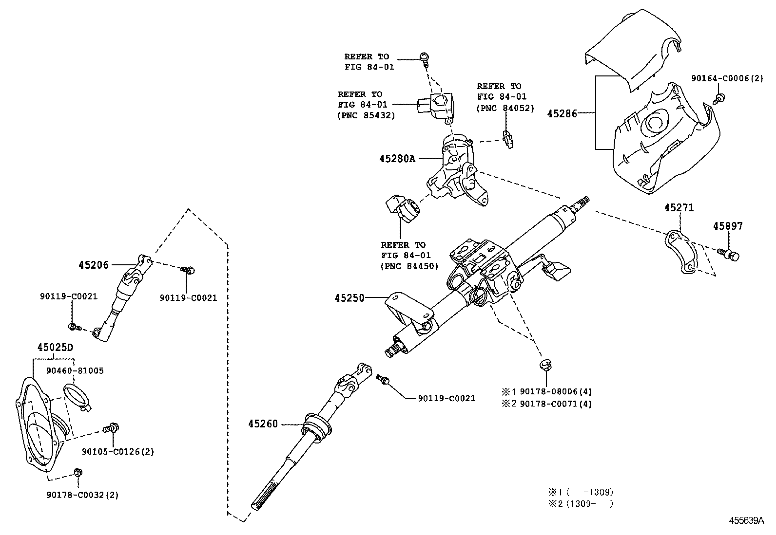  REIZ |  STEERING COLUMN SHAFT