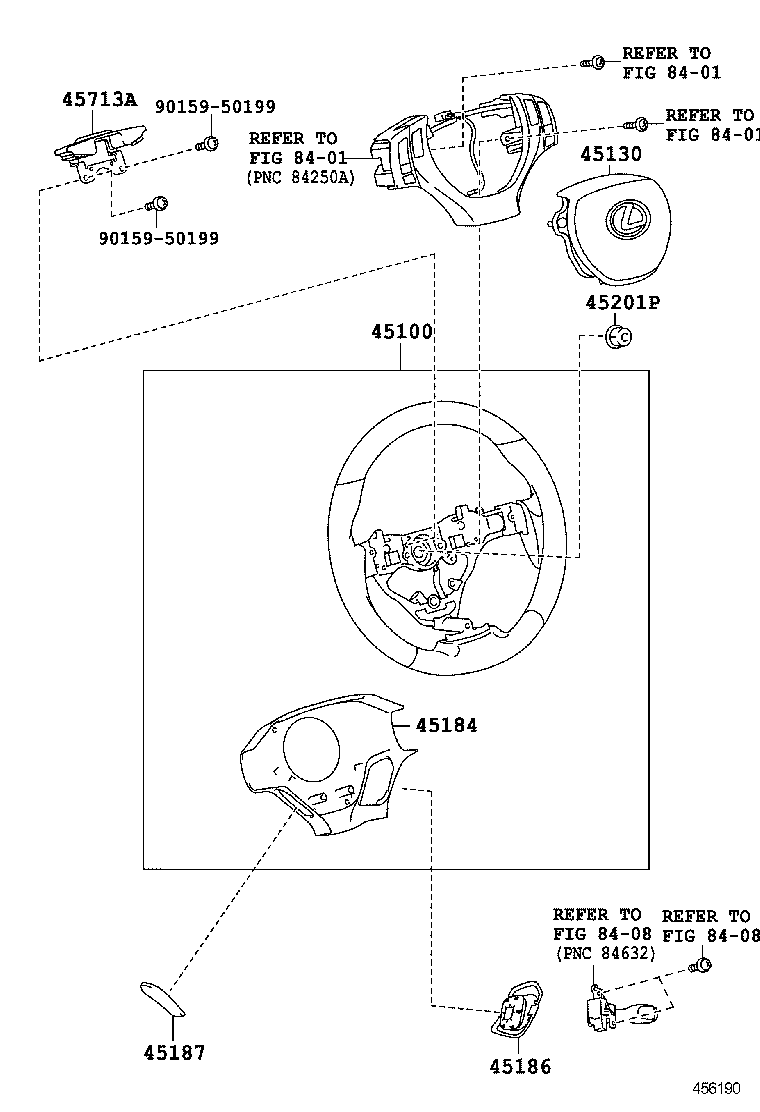  ES250 350 300H |  STEERING WHEEL