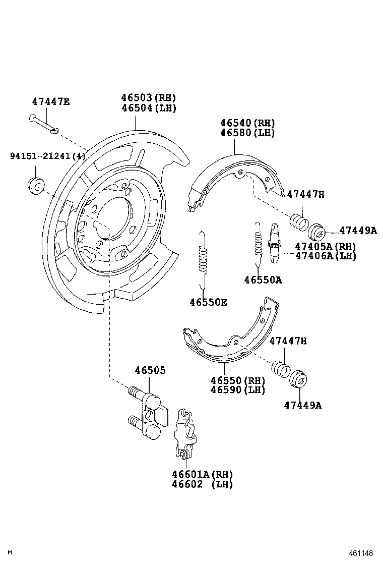  REIZ |  PARKING BRAKE CABLE
