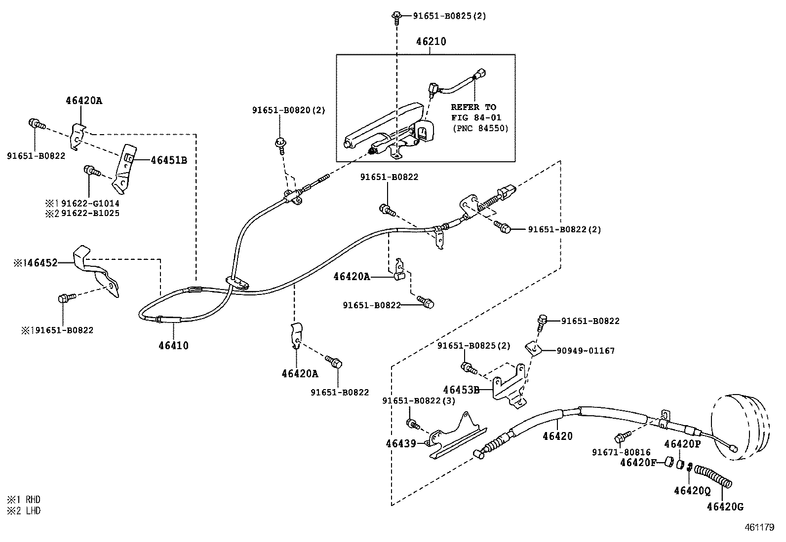  DYNA |  PARKING BRAKE CABLE