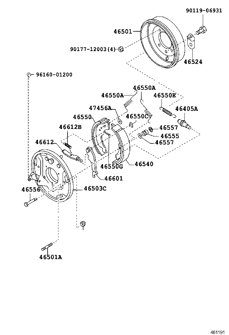  DYNA |  PARKING BRAKE CABLE