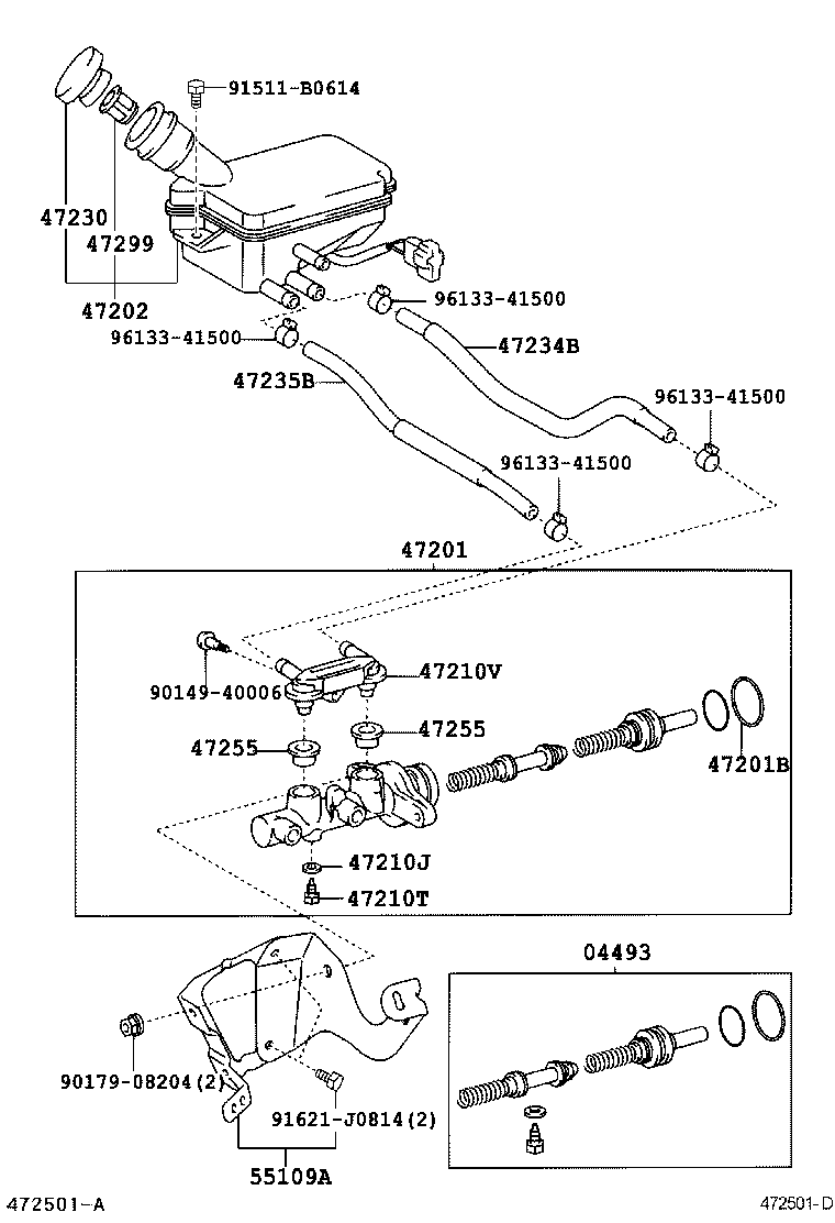  DYNA |  BRAKE MASTER CYLINDER