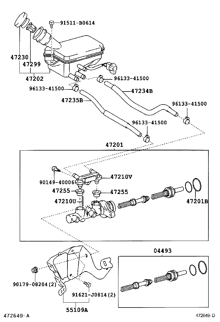  DYNA |  BRAKE MASTER CYLINDER