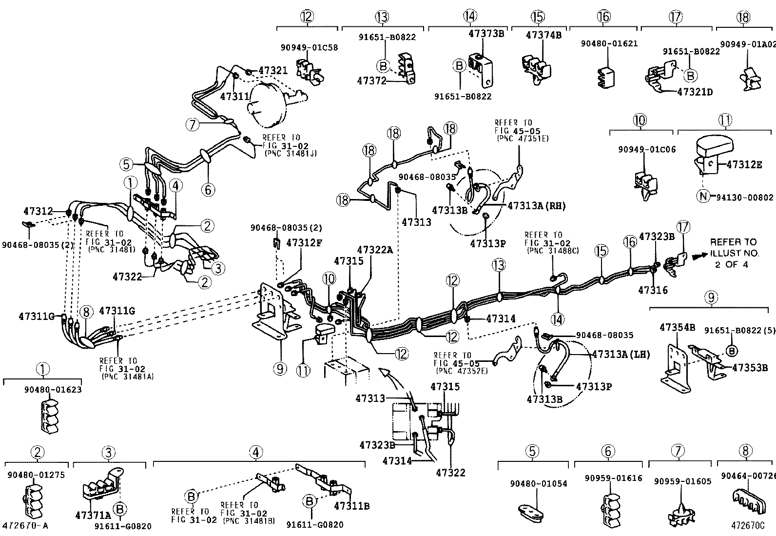  DYNA |  BRAKE TUBE CLAMP