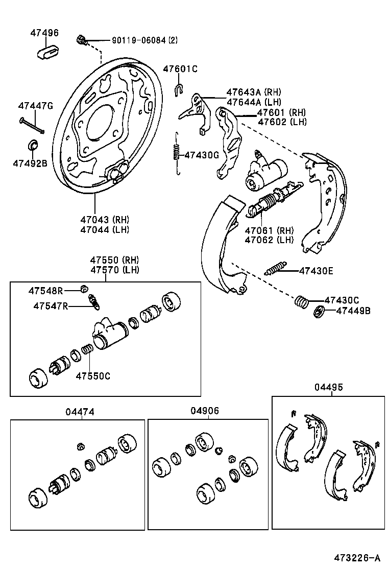  VIOS SOLUNA VIOS |  REAR DRUM BRAKE WHEEL CYLINDER BACKING PLATE
