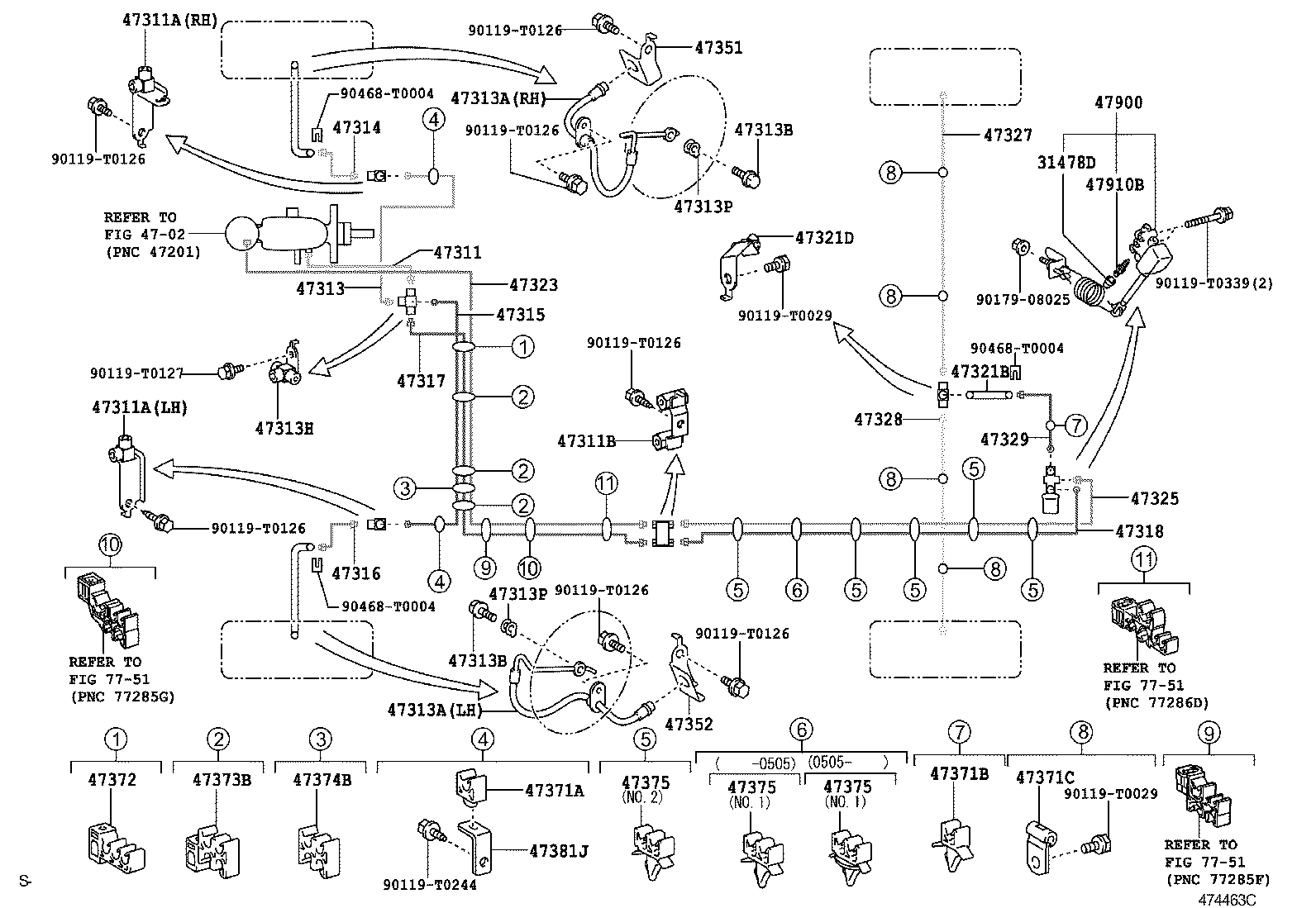  INNOVA KIJANG INNOVA |  BRAKE TUBE CLAMP