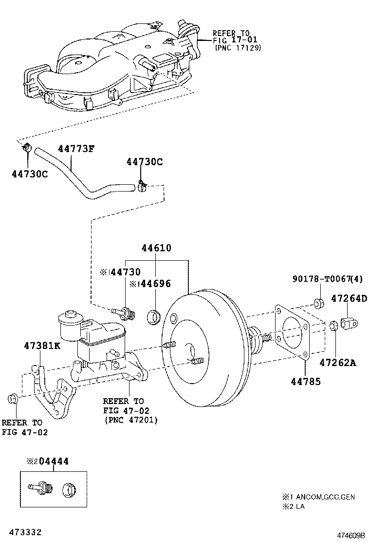  FORTUNER |  BRAKE BOOSTER VACUUM TUBE