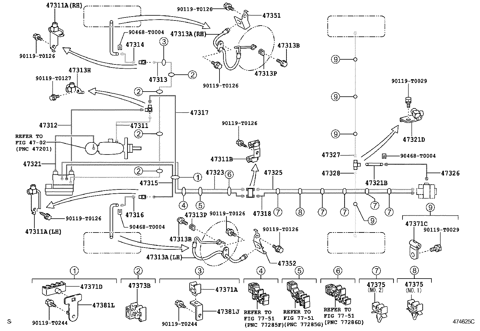  HILUX |  BRAKE TUBE CLAMP