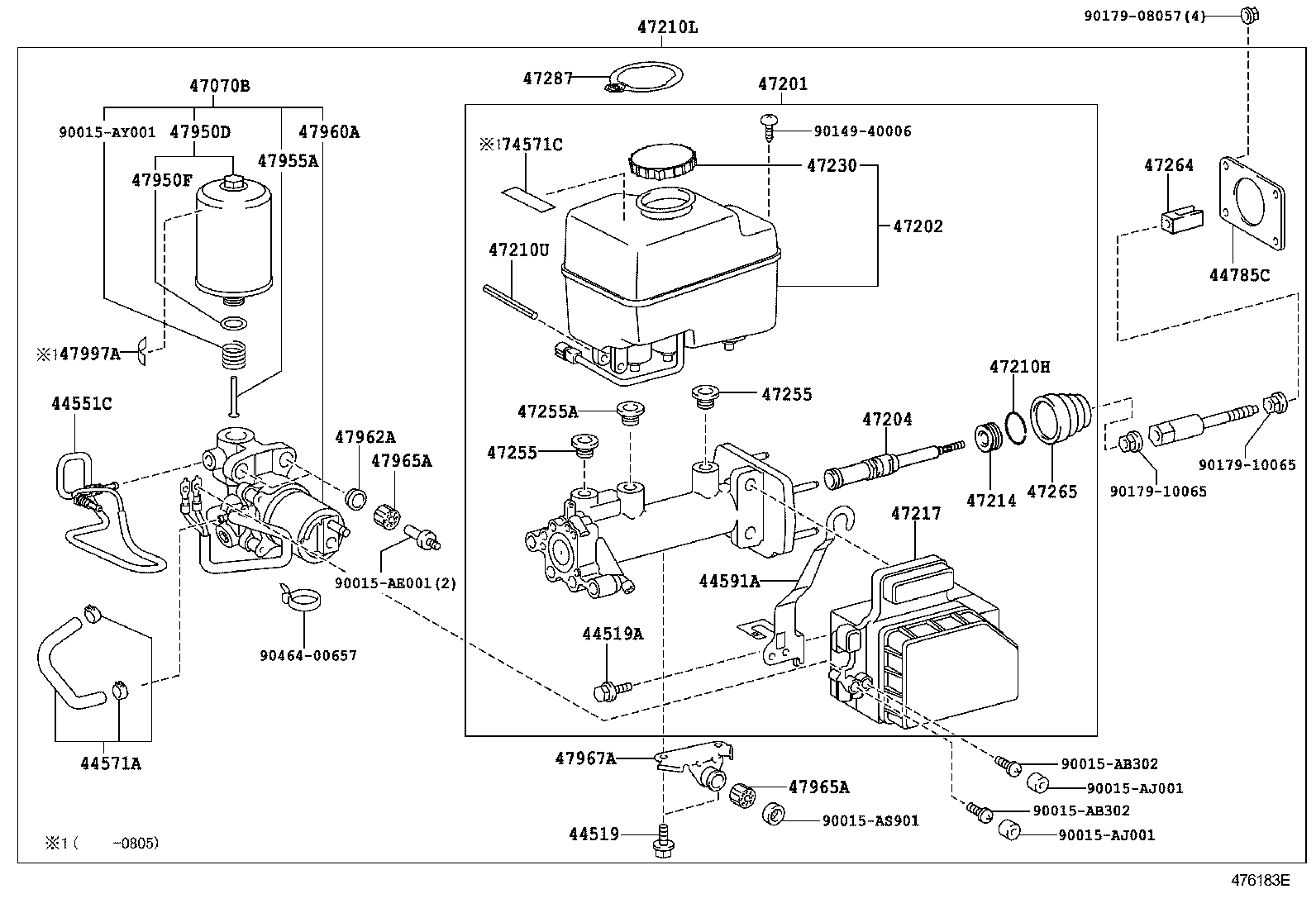  LX460 570 |  BRAKE MASTER CYLINDER