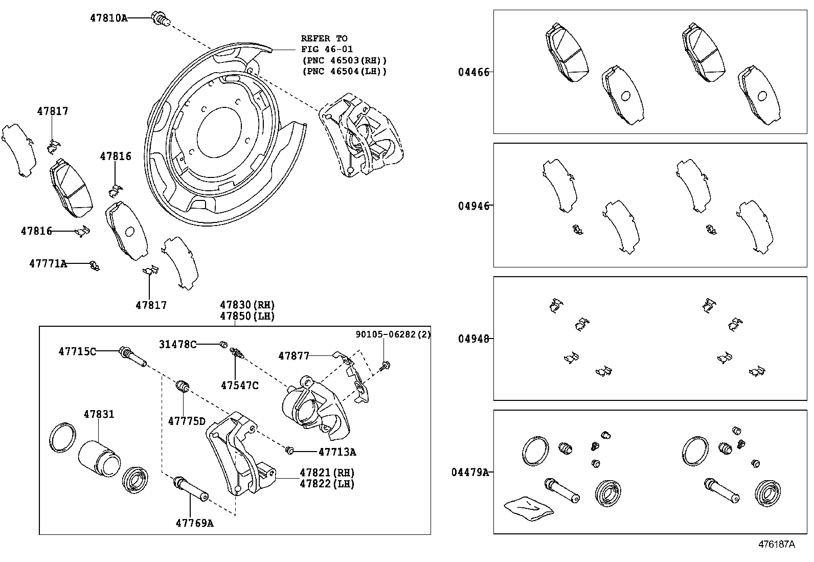  LX460 570 |  REAR DISC BRAKE CALIPER DUST COVER