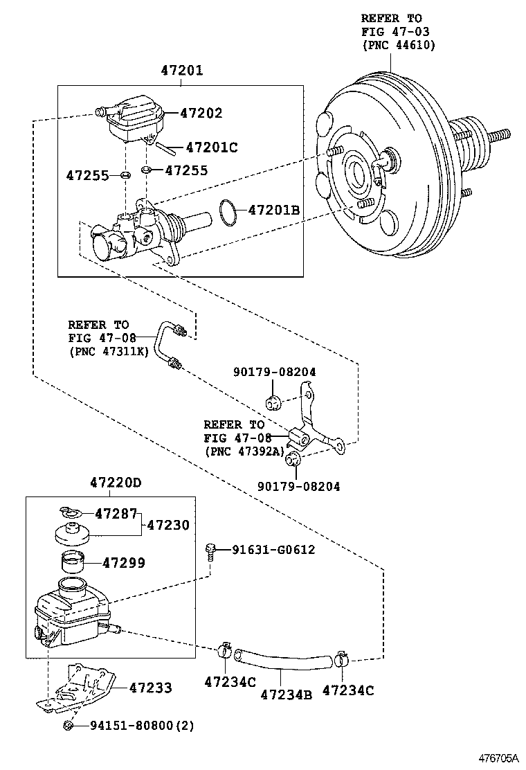  RX270 350 450H |  BRAKE MASTER CYLINDER