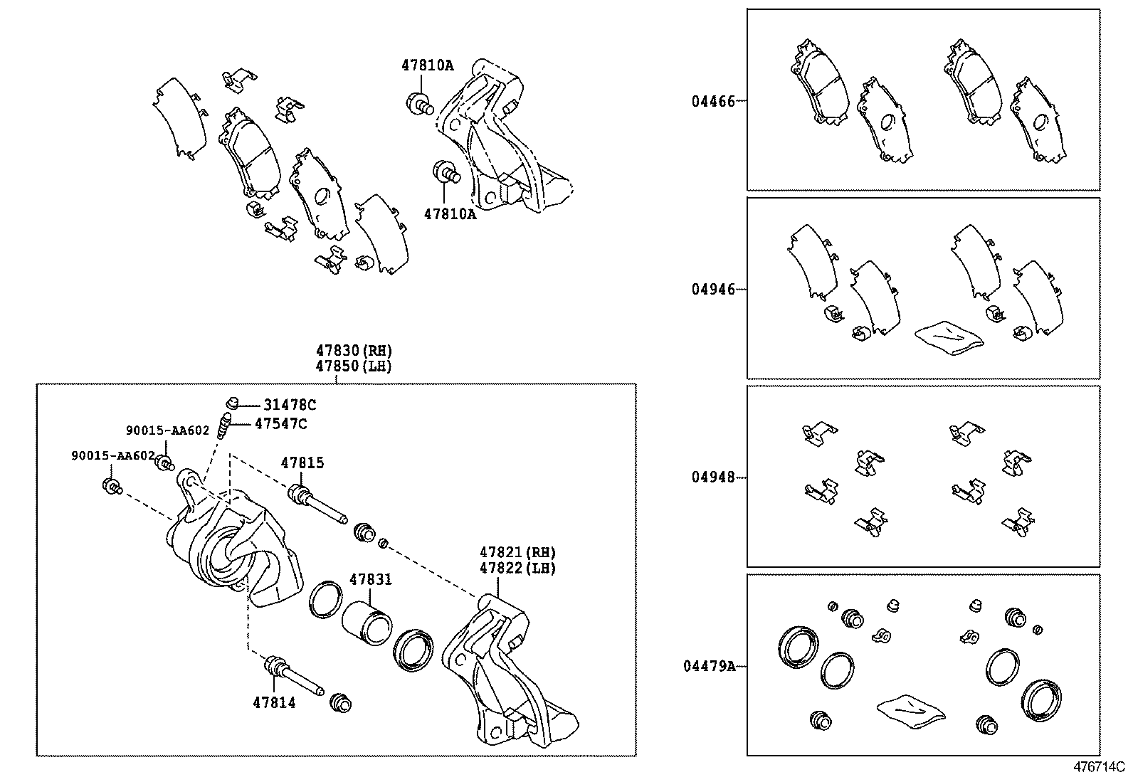  RX270 350 450H |  REAR DISC BRAKE CALIPER DUST COVER