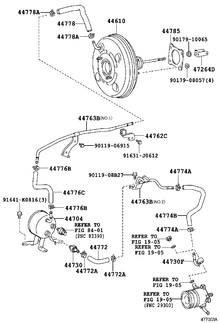  LAND CRUISER PRADO |  BRAKE BOOSTER VACUUM TUBE