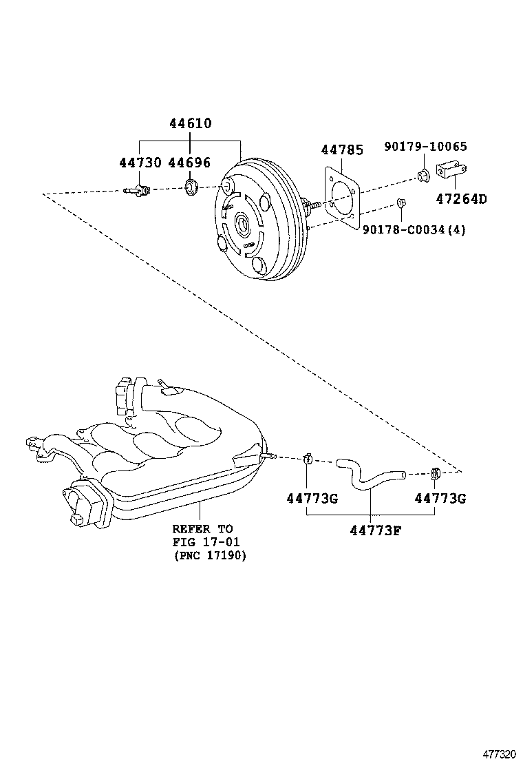  REIZ |  BRAKE BOOSTER VACUUM TUBE