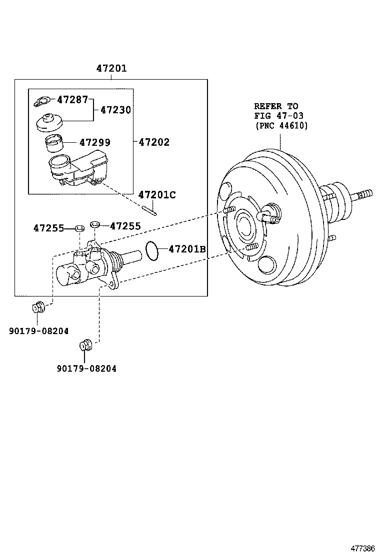  YARIS |  BRAKE MASTER CYLINDER