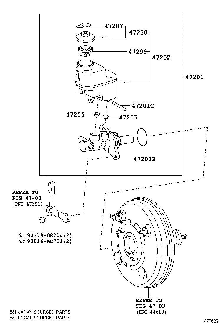  FORTUNER |  BRAKE MASTER CYLINDER