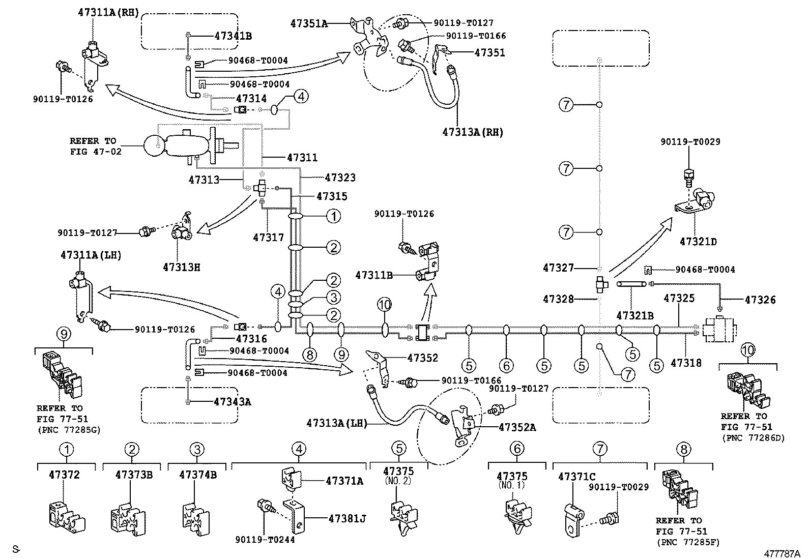  HILUX |  BRAKE TUBE CLAMP