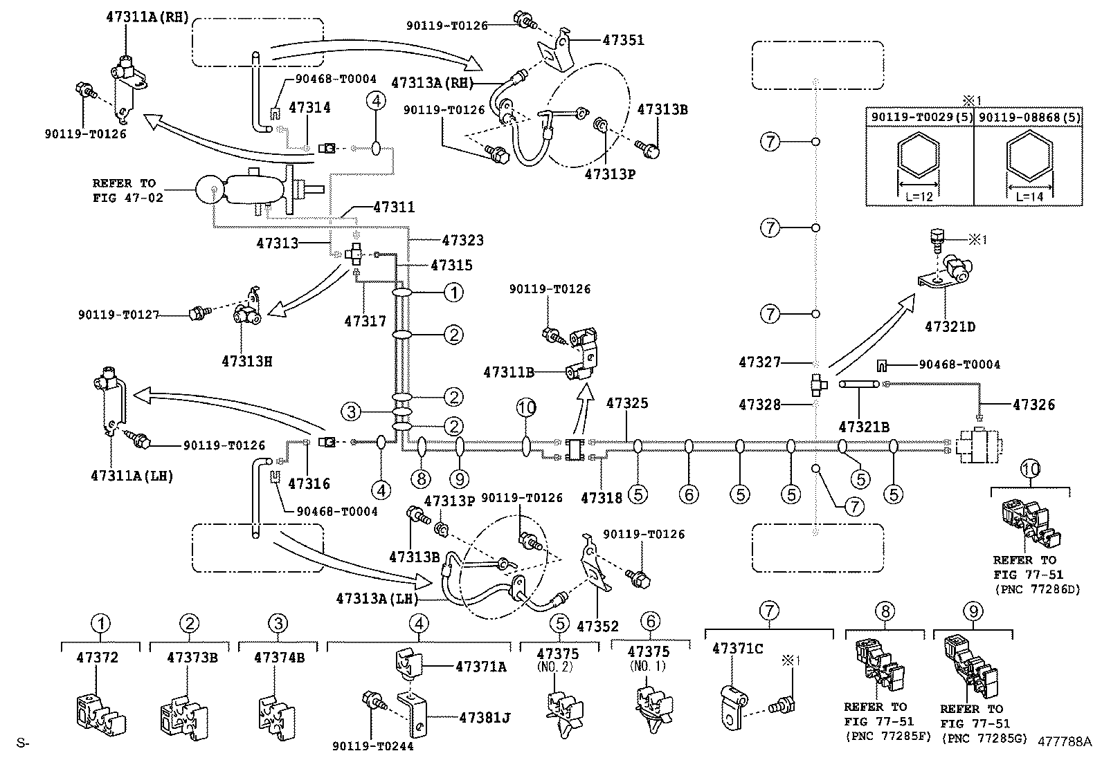 HILUX |  BRAKE TUBE CLAMP