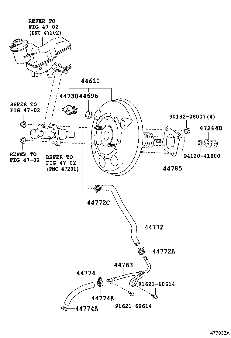  YARIS |  BRAKE BOOSTER VACUUM TUBE