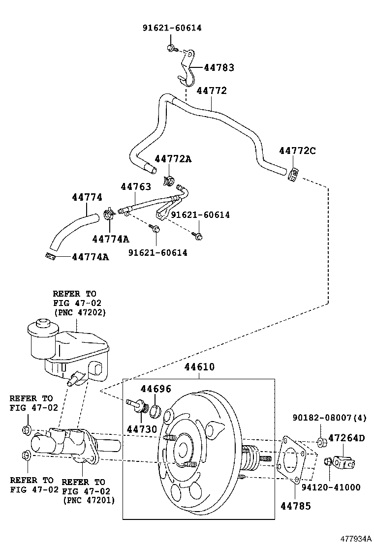  YARIS |  BRAKE BOOSTER VACUUM TUBE