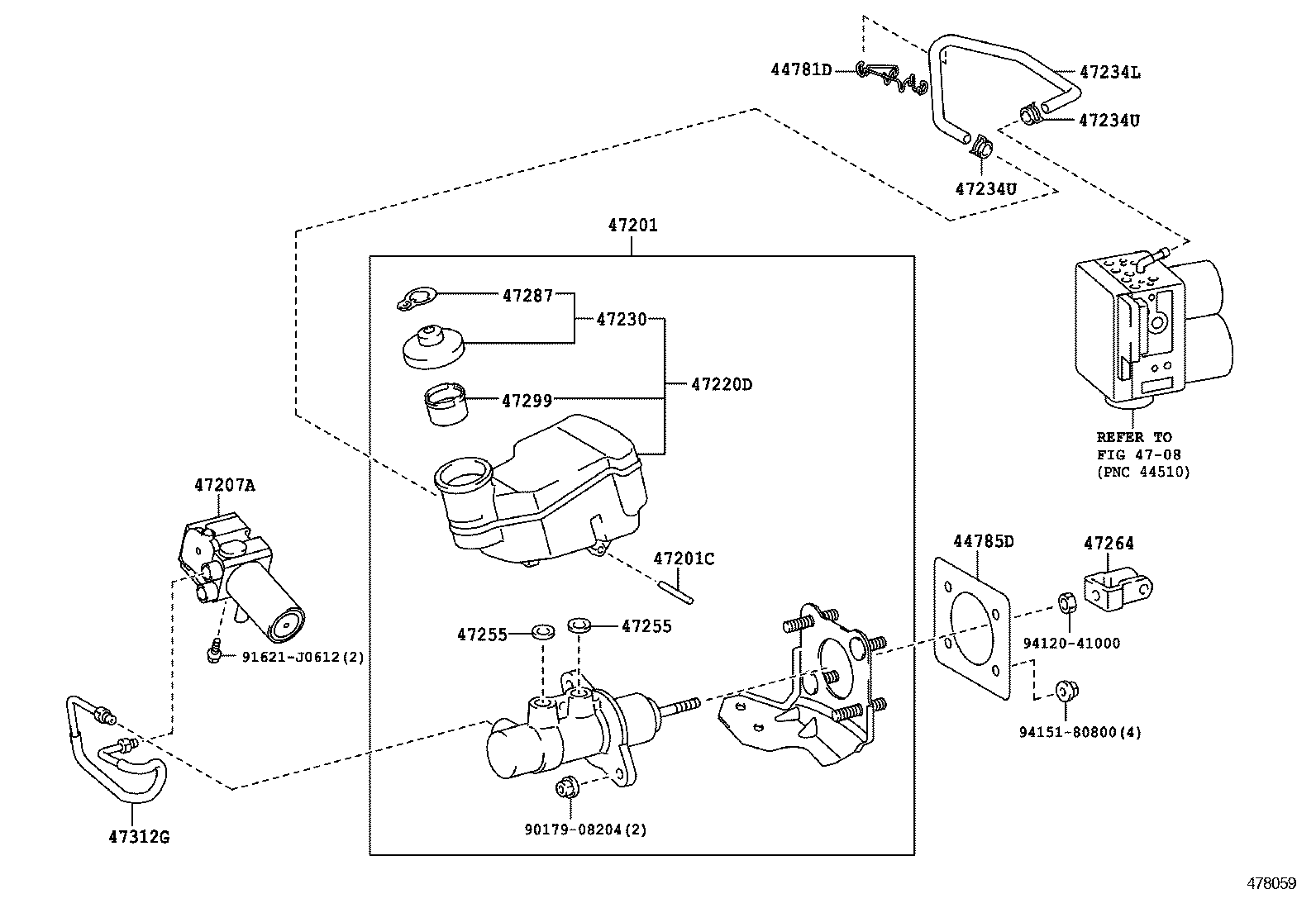  GS GS HYBRID |  BRAKE MASTER CYLINDER