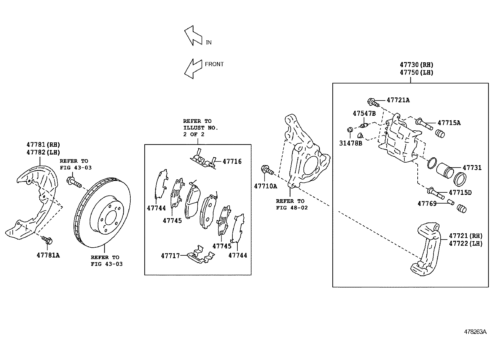  GT86 86 |  FRONT DISC BRAKE CALIPER DUST COVER