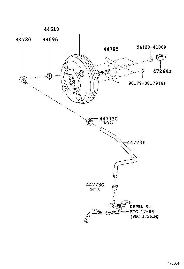  RAV4 |  BRAKE BOOSTER VACUUM TUBE