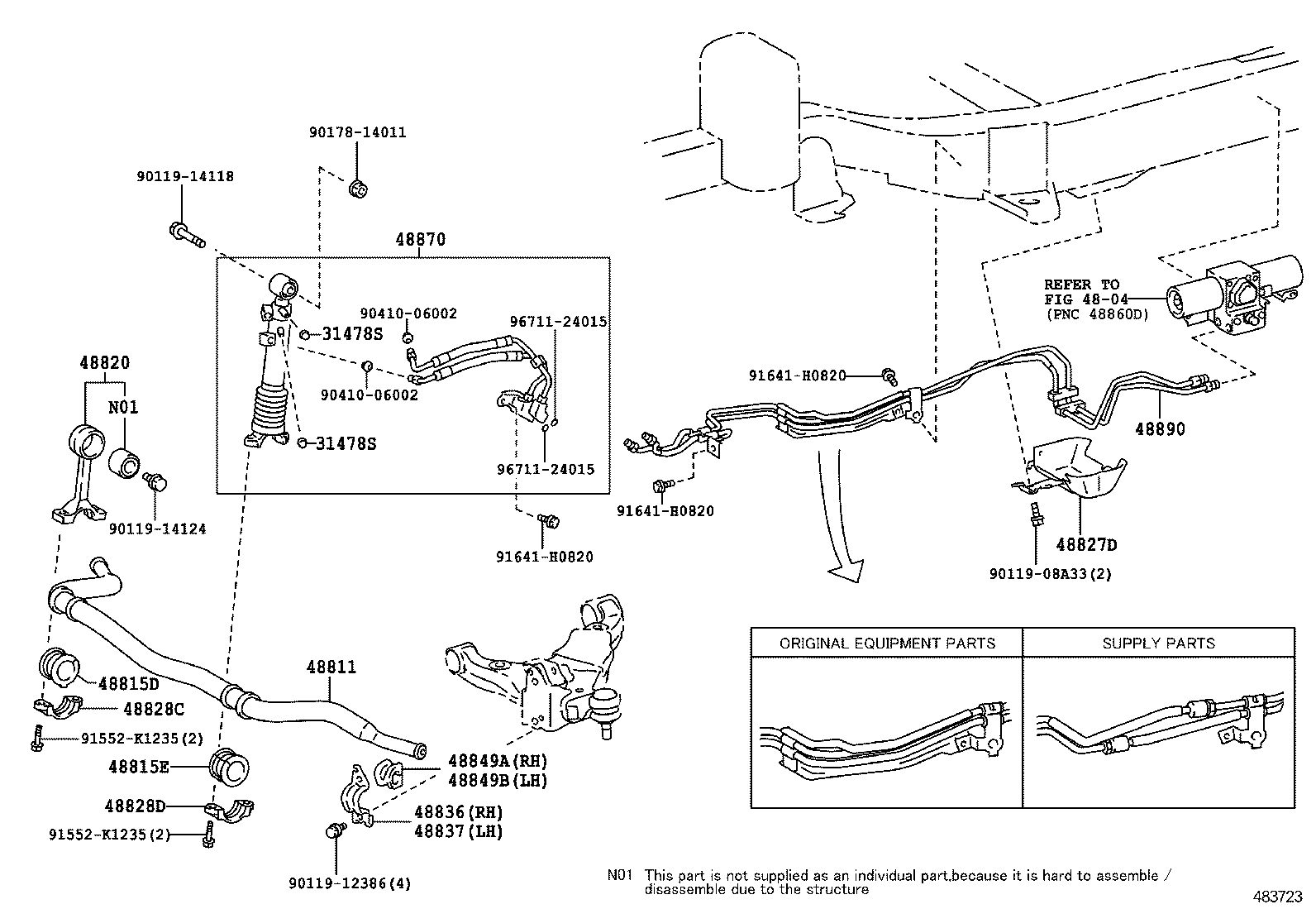  GX400 460 |  FRONT SPRING SHOCK ABSORBER